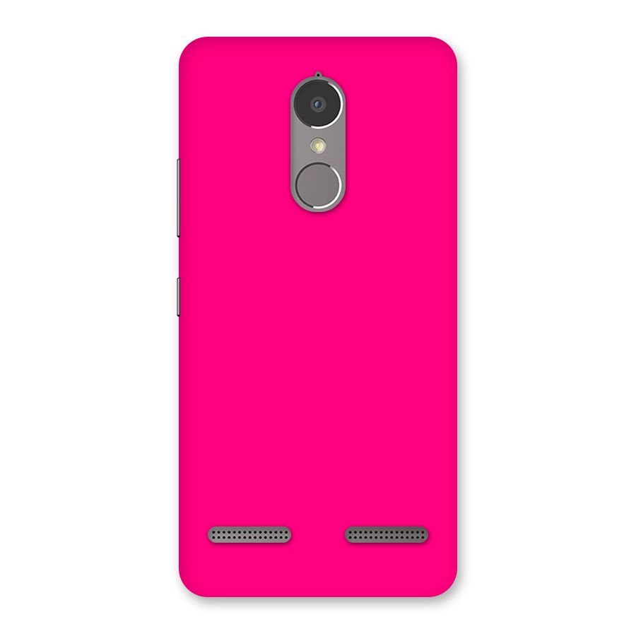Hot Pink Back Case for Lenovo K6