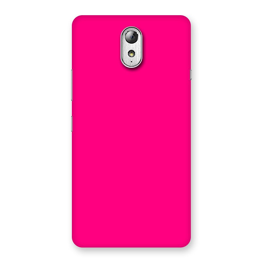 Hot Pink Back Case for Lenovo Vibe P1M