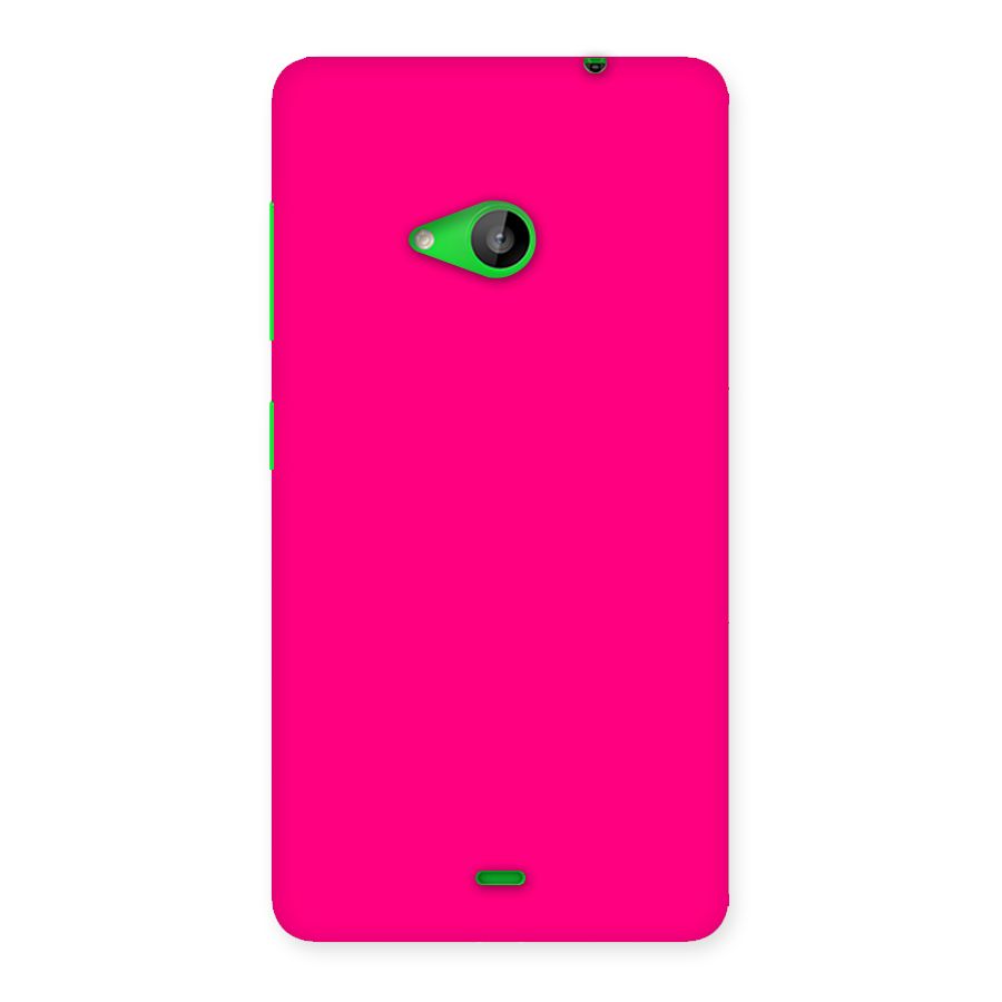 Hot Pink Back Case for Lumia 535