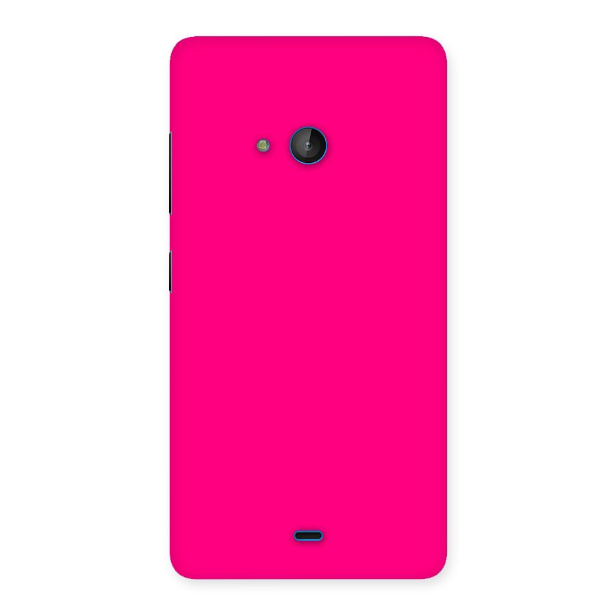 Hot Pink Back Case for Lumia 540