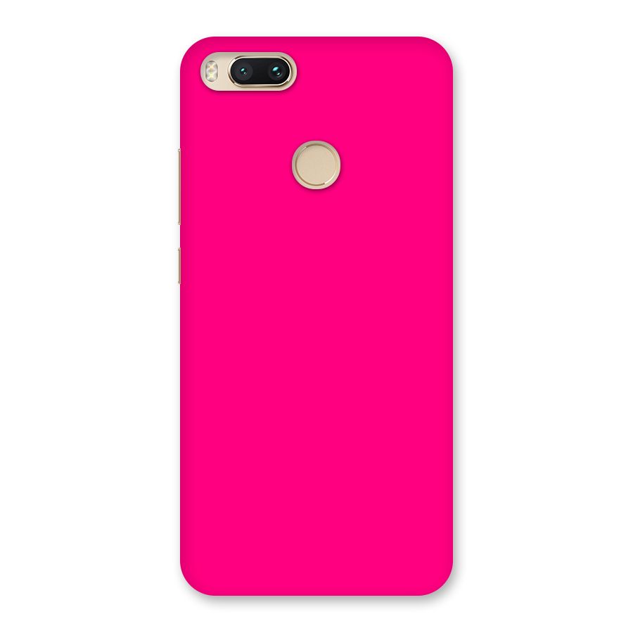 Hot Pink Back Case for Mi A1