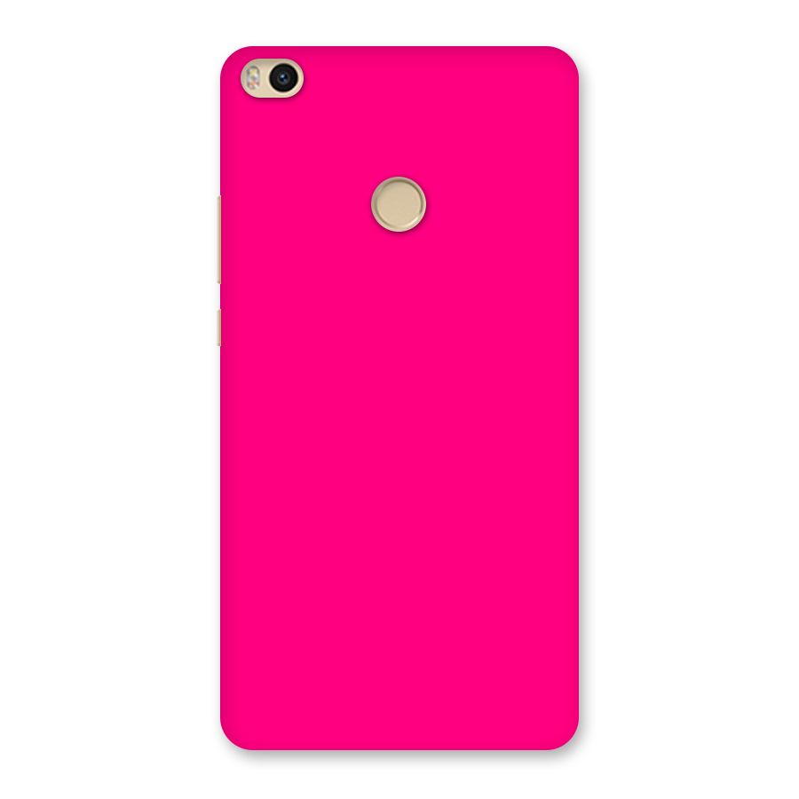 Hot Pink Back Case for Mi Max 2