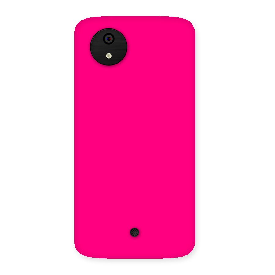 Hot Pink Back Case for Micromax Canvas A1