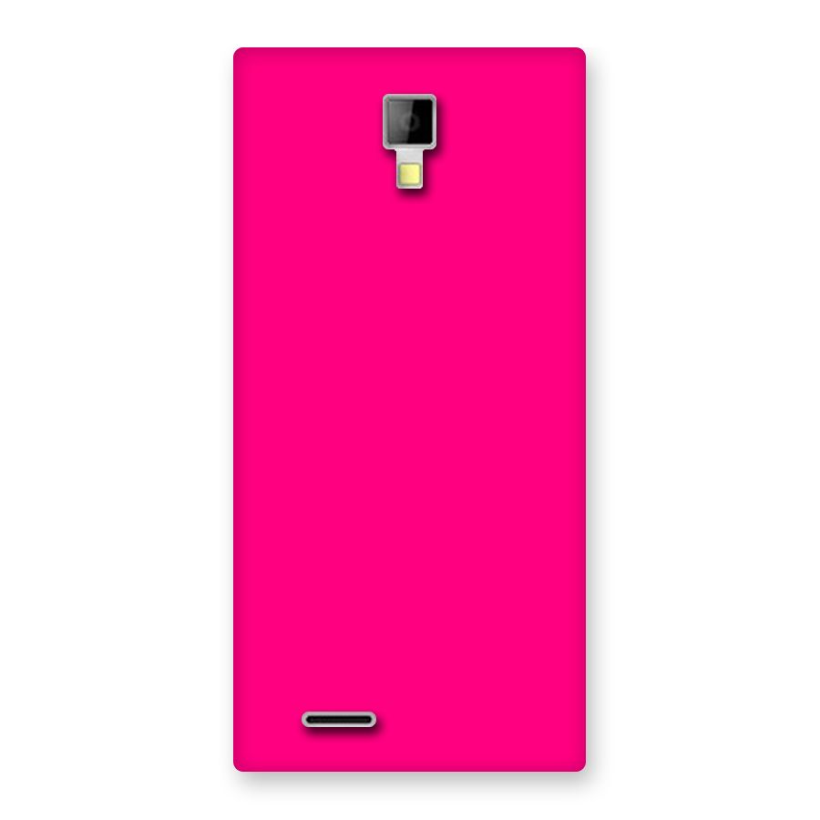 Hot Pink Back Case for Micromax Canvas Xpress A99