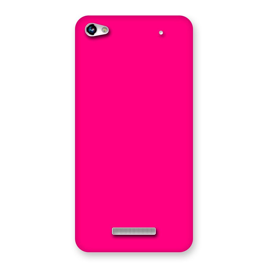 Hot Pink Back Case for Micromax Hue 2