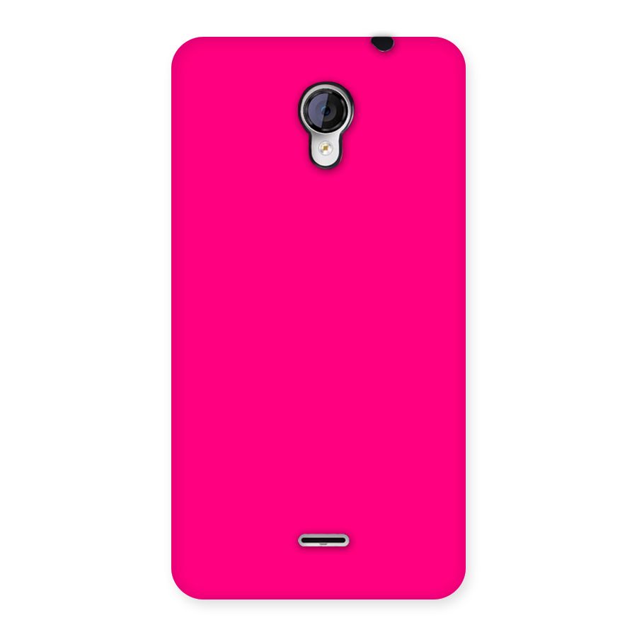 Hot Pink Back Case for Micromax Unite 2 A106
