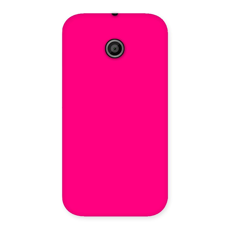 Hot Pink Back Case for Moto E