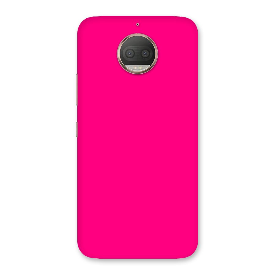 Hot Pink Back Case for Moto G5s Plus