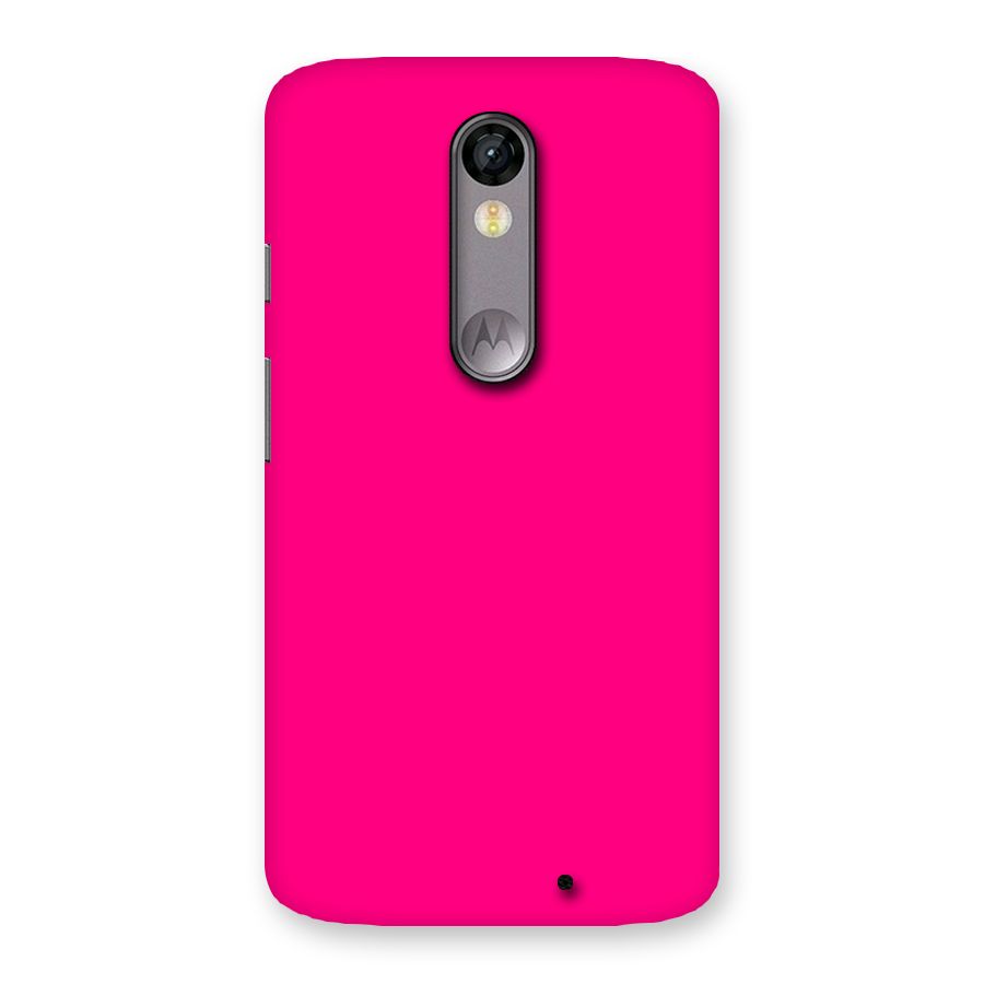 Hot Pink Back Case for Moto X Force