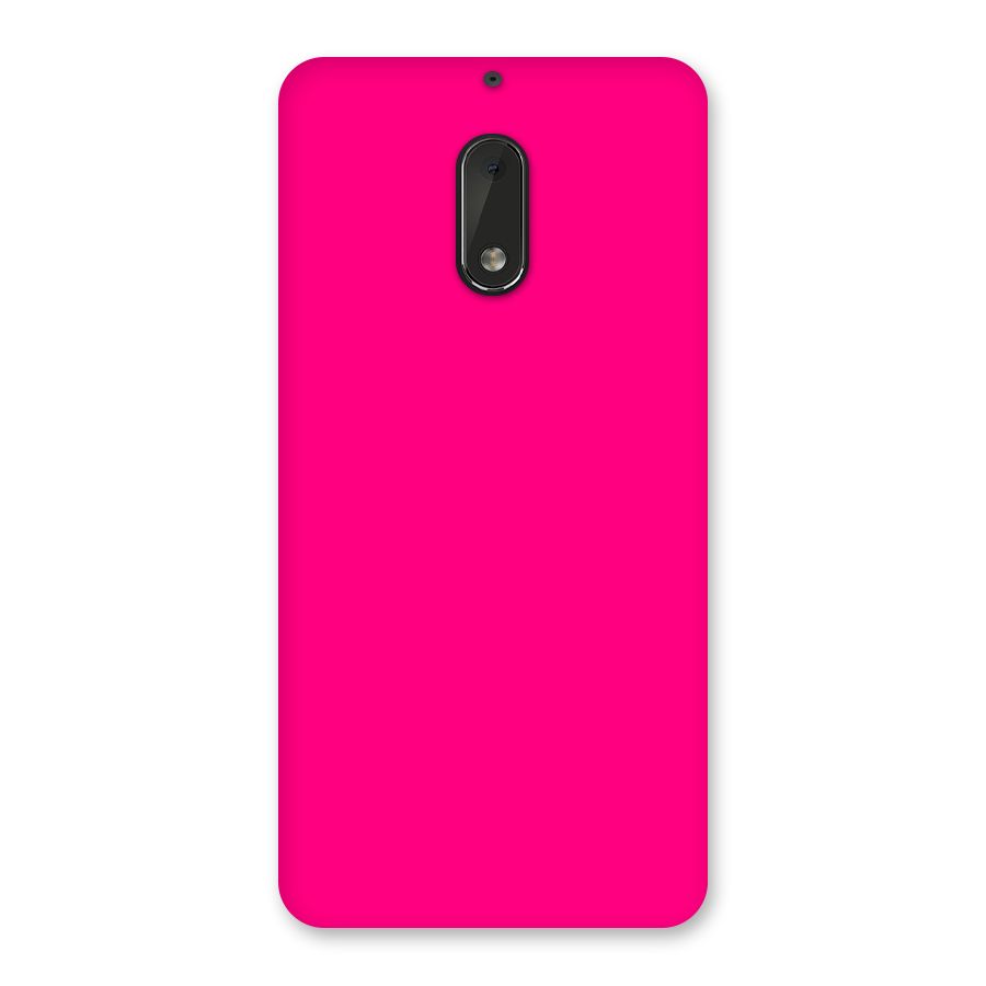 Hot Pink Back Case for Nokia 6