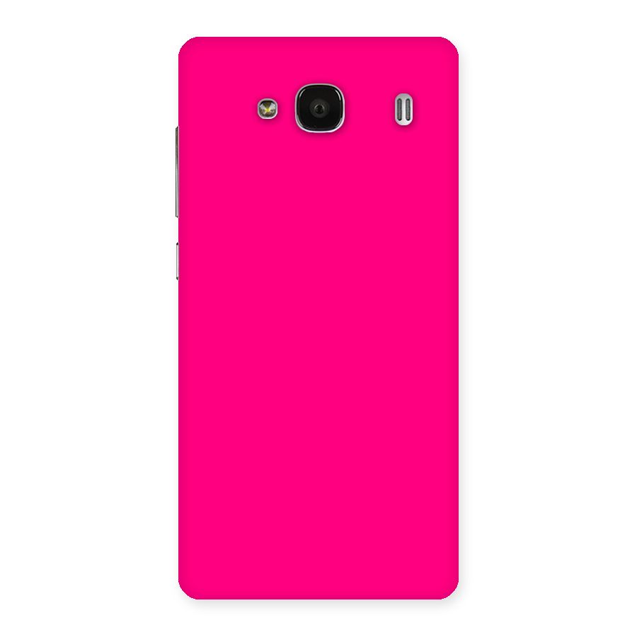 Hot Pink Back Case for Redmi 2