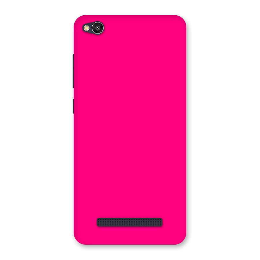 Hot Pink Back Case for Redmi 4A