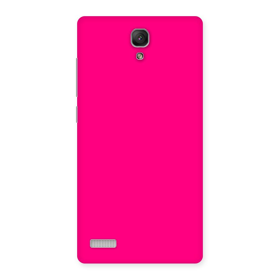 Hot Pink Back Case for Redmi Note