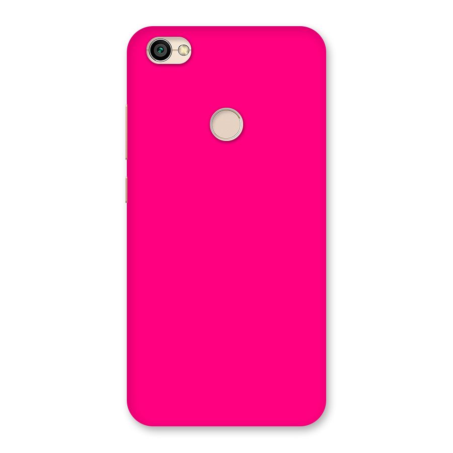 Hot Pink Back Case for Redmi Y1 2017