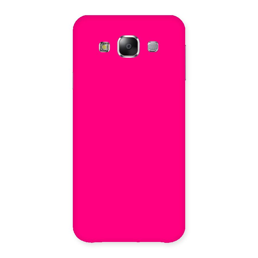 Hot Pink Back Case for Samsung Galaxy E5