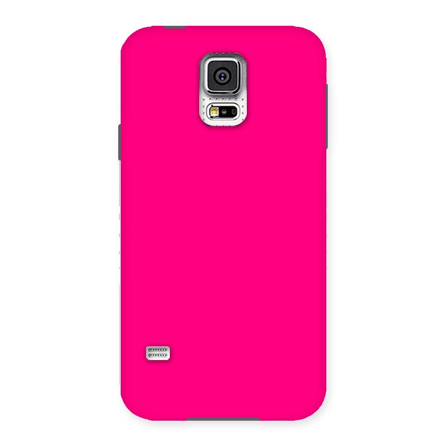 Hot Pink Back Case for Samsung Galaxy S5