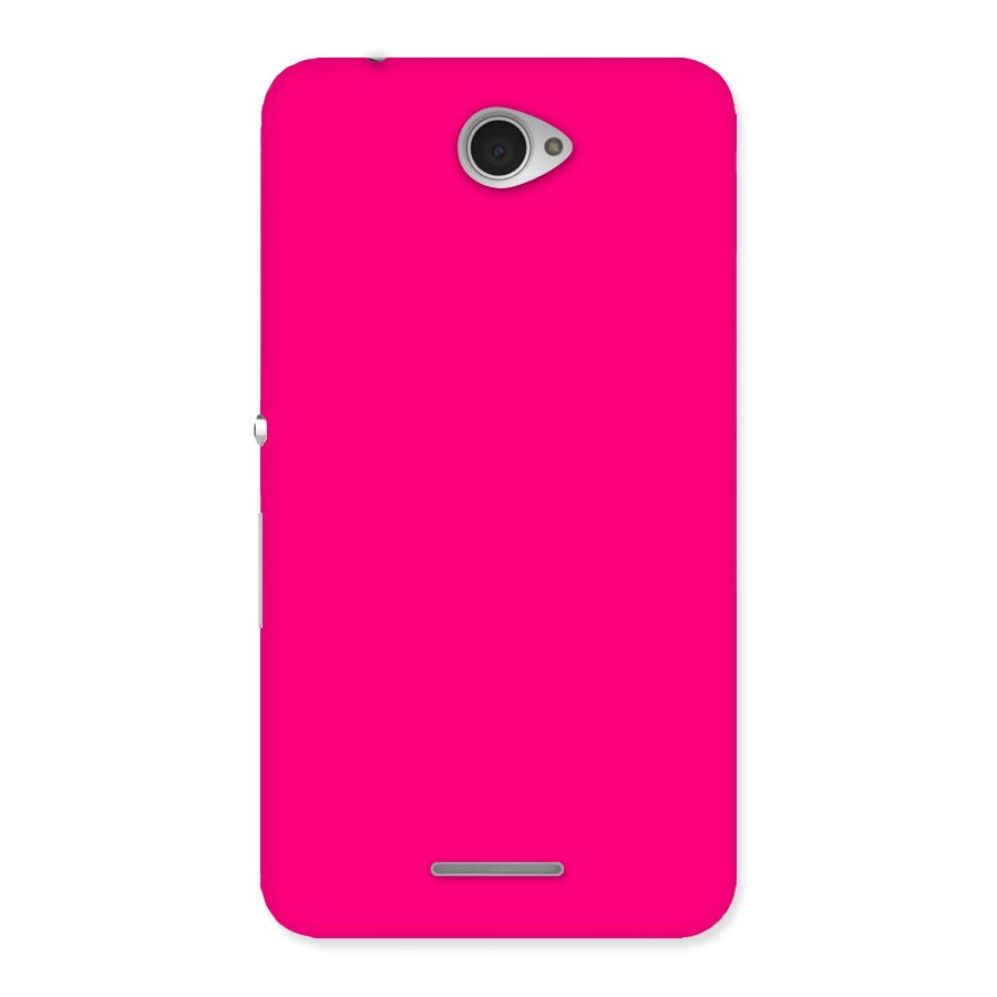 Hot Pink Back Case for Sony Xperia E4