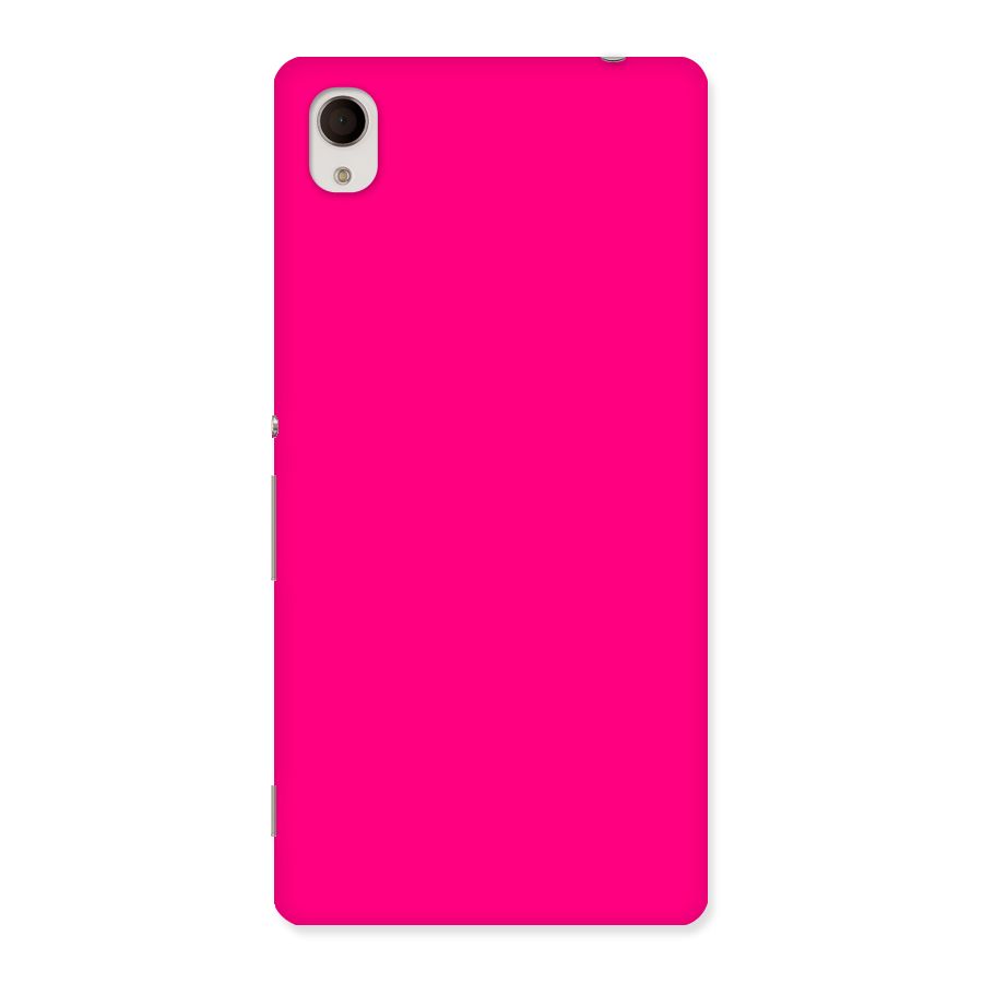 Hot Pink Back Case for Sony Xperia M4