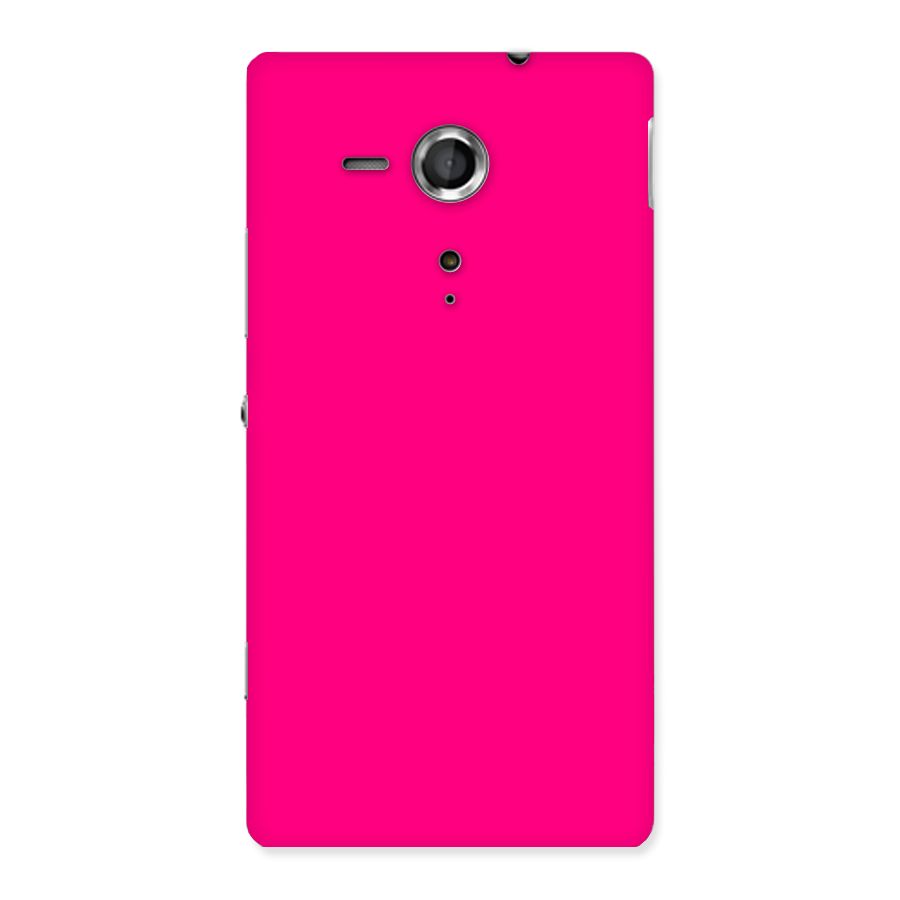 Hot Pink Back Case for Sony Xperia SP