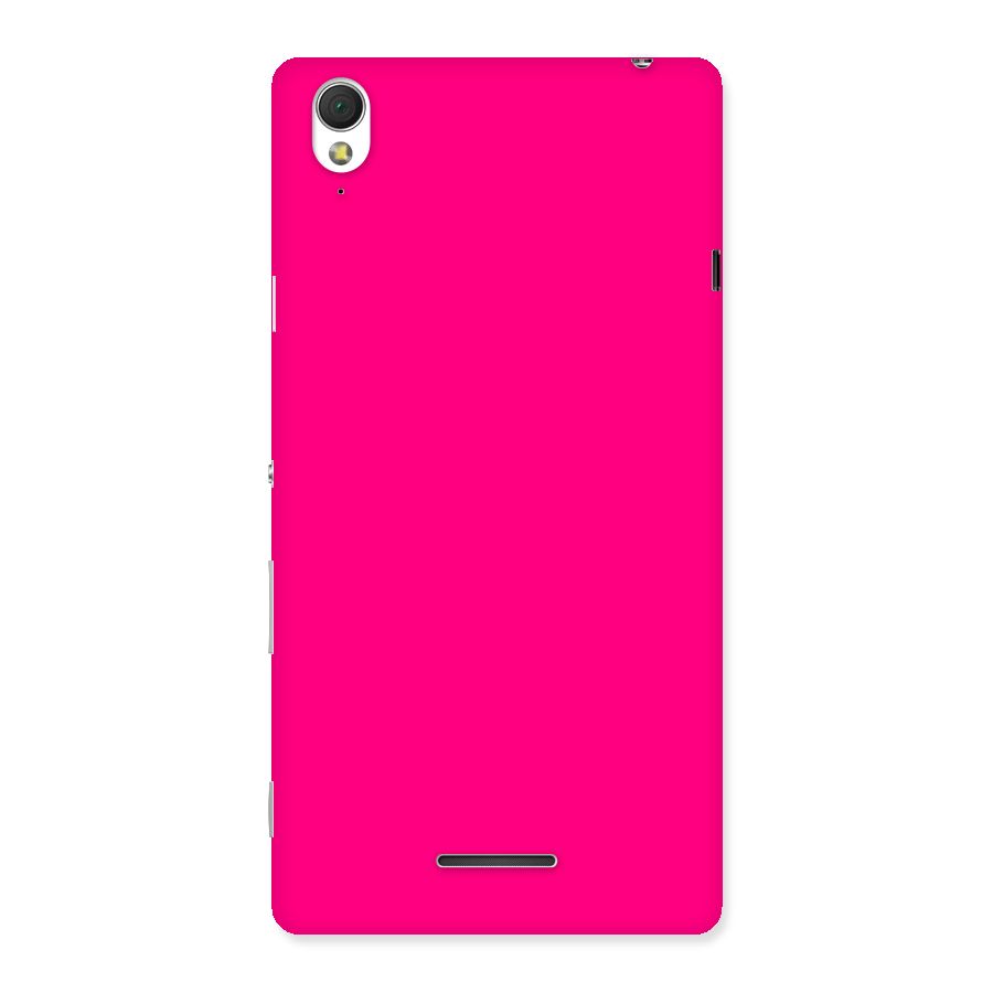 Hot Pink Back Case for Sony Xperia T3