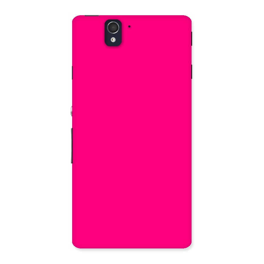 Hot Pink Back Case for Sony Xperia Z