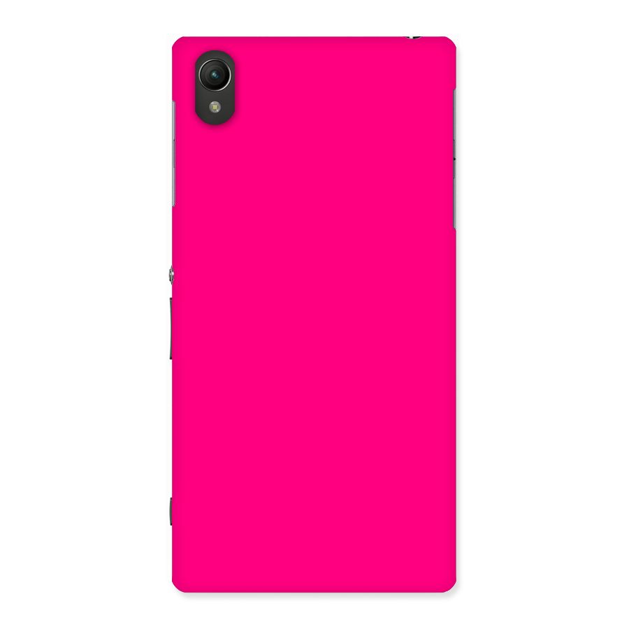 Hot Pink Back Case for Sony Xperia Z1