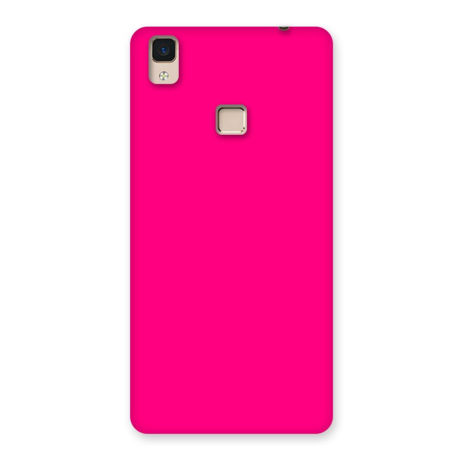 Hot Pink Back Case for V3 Max