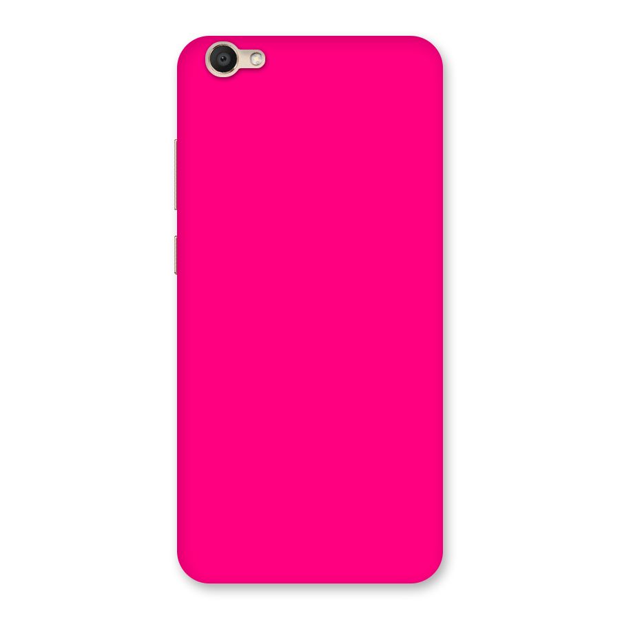 Hot Pink Back Case for Vivo V5