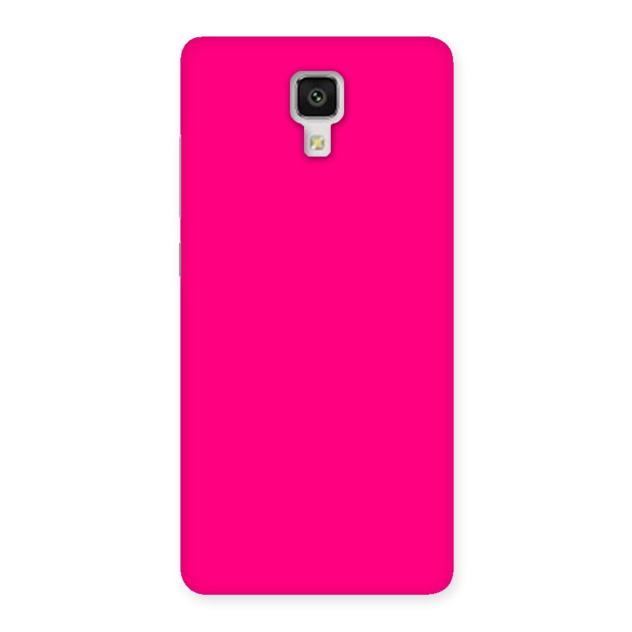 Hot Pink Back Case for Xiaomi Mi 4