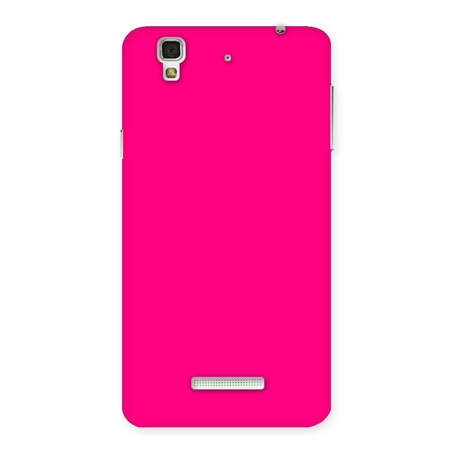 Hot Pink Back Case for Yu Yureka