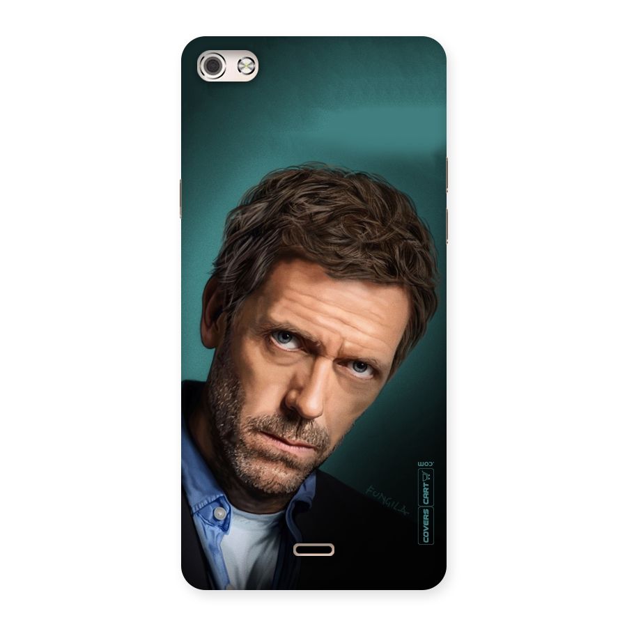 House MD Back Case for Micromax Canvas Silver 5