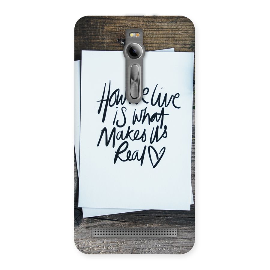 How We Live Back Case for Asus Zenfone 2