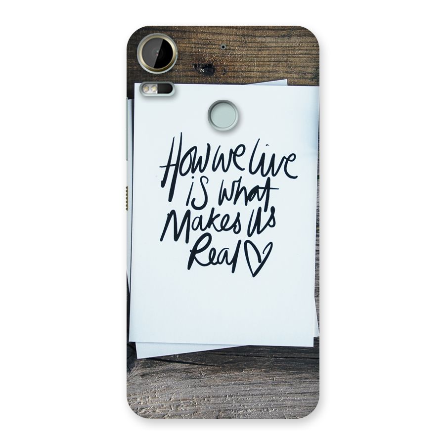 How We Live Back Case for Desire 10 Pro