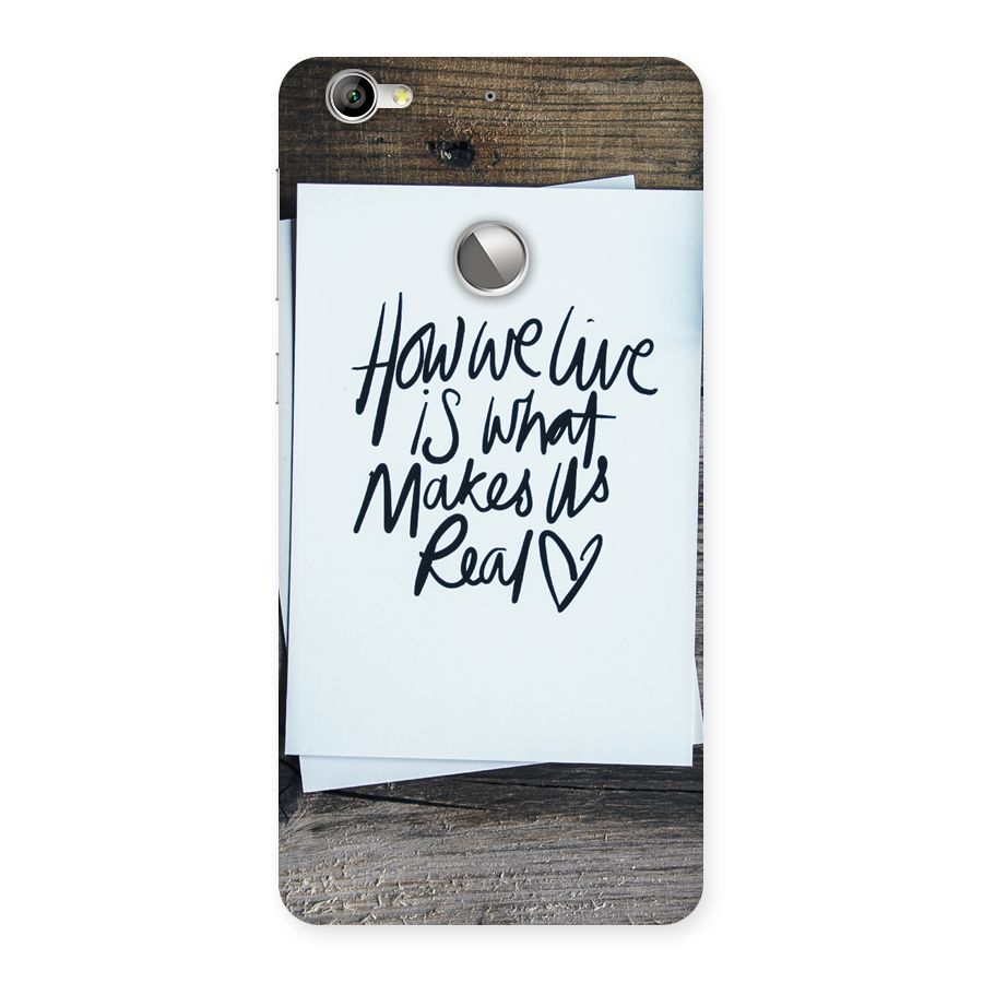 How We Live Back Case for LeTV Le 1s