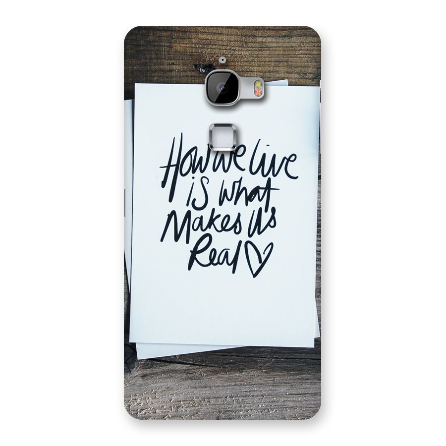 How We Live Back Case for LeTv Le Max