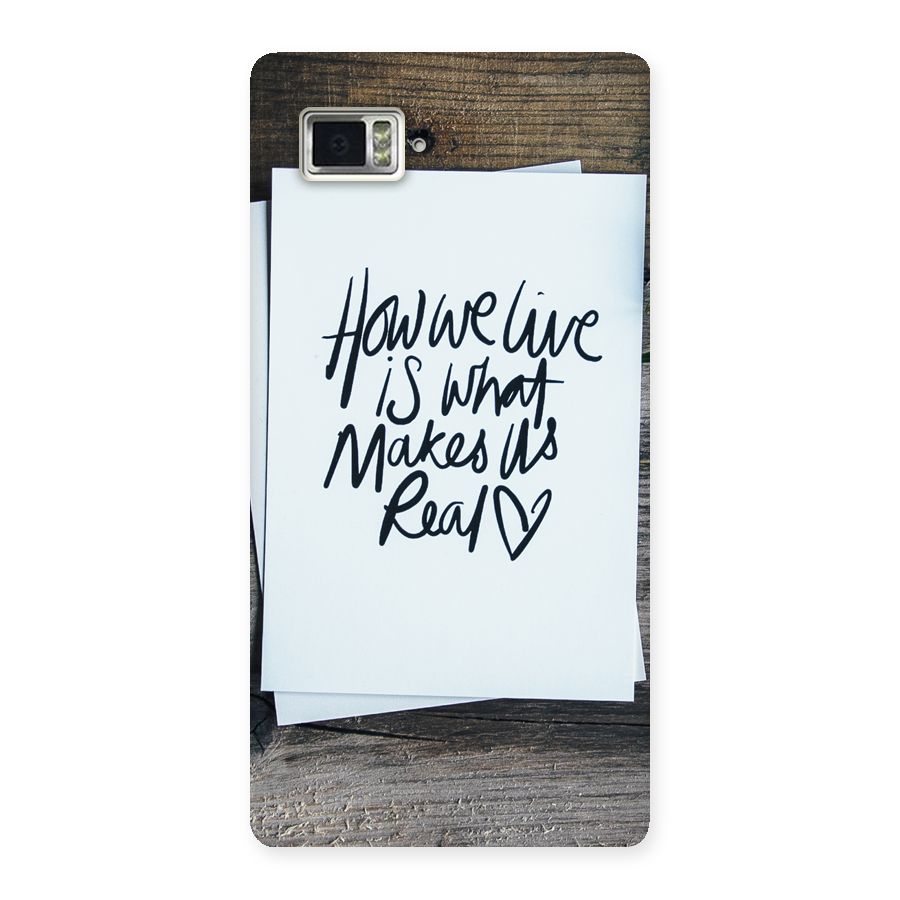 How We Live Back Case for Vibe Z2 Pro K920