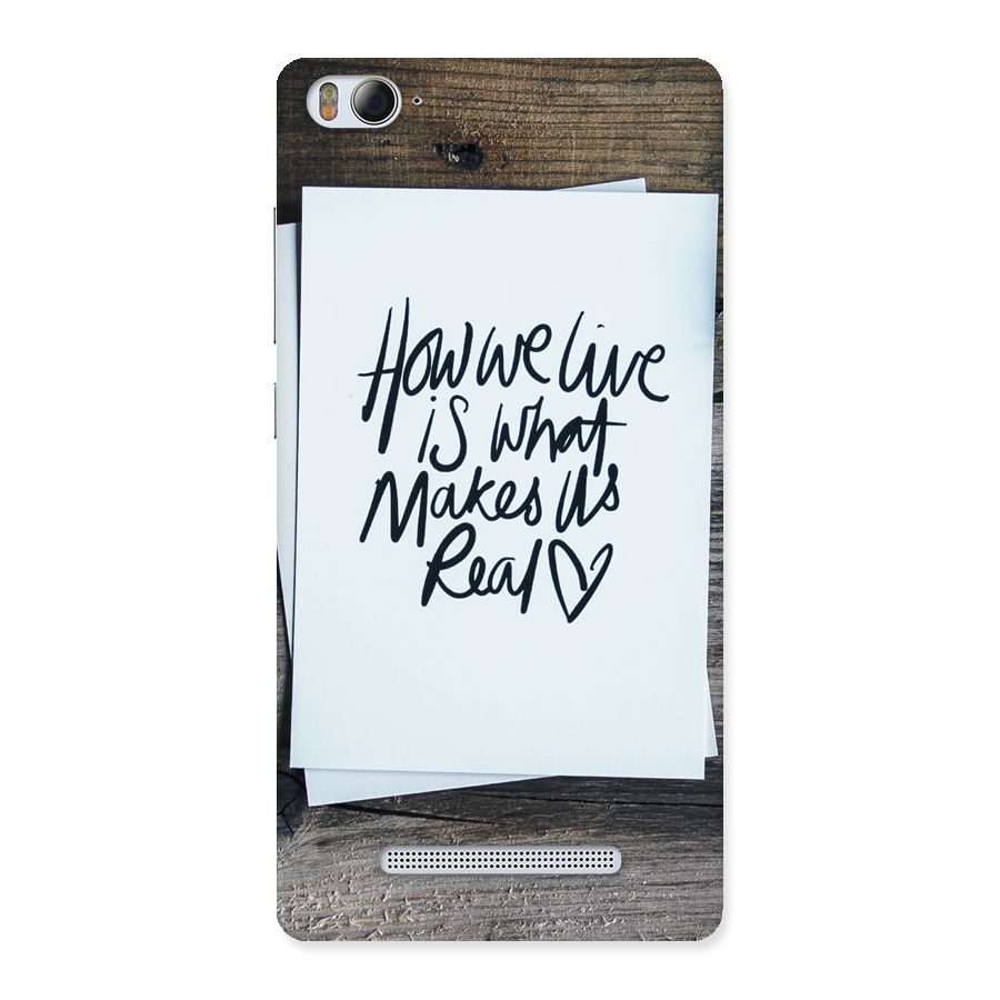 How We Live Back Case for Xiaomi Mi4i