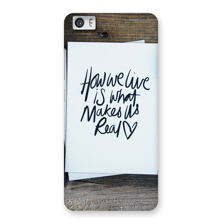 How We Live Back Case for Xiaomi Redmi Mi5