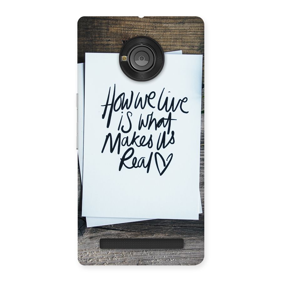 How We Live Back Case for Yu Yunique