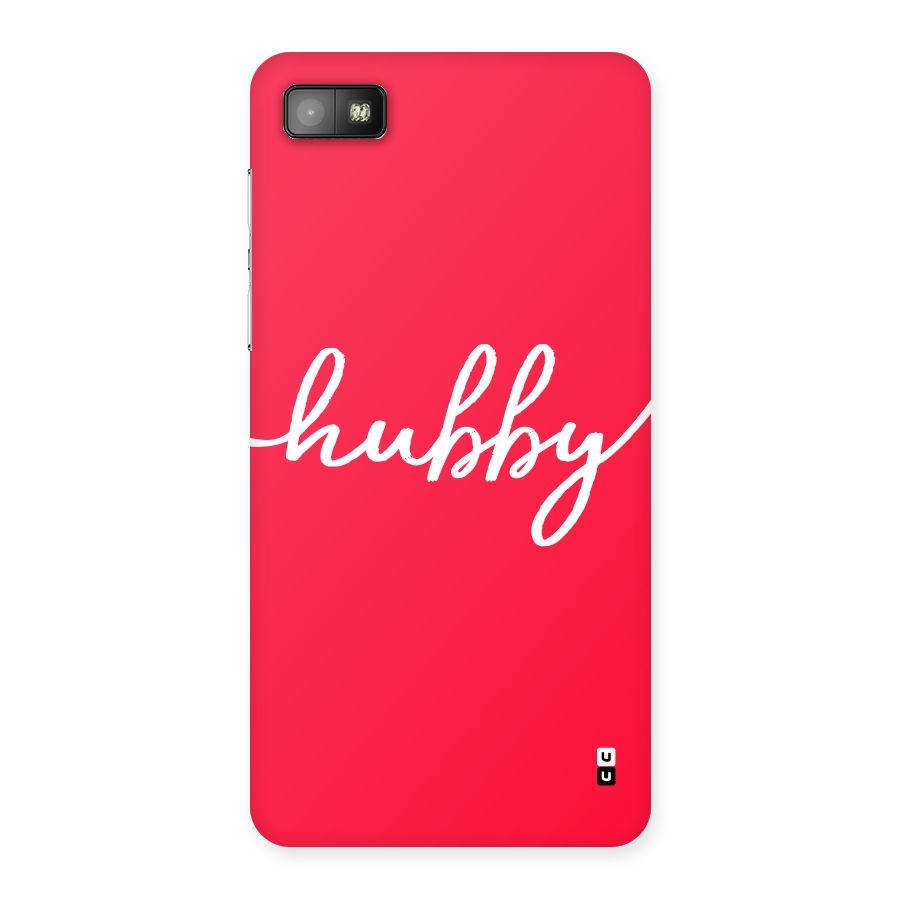 Hubby Back Case for Blackberry Z10