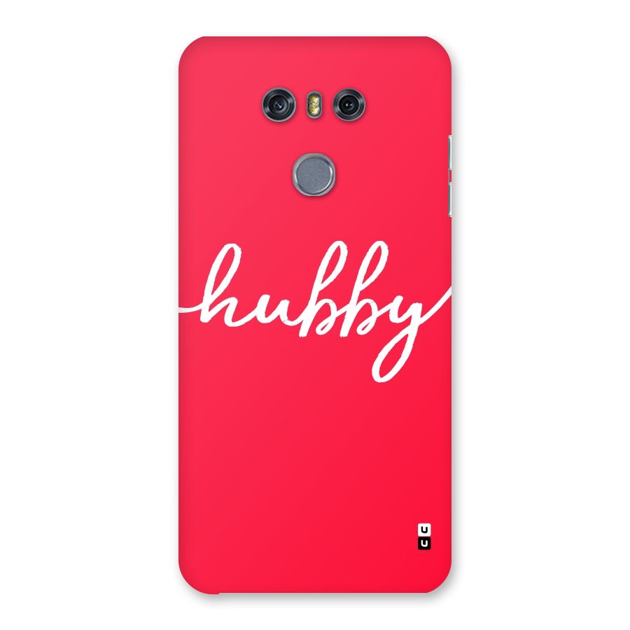 Hubby Back Case for LG G6