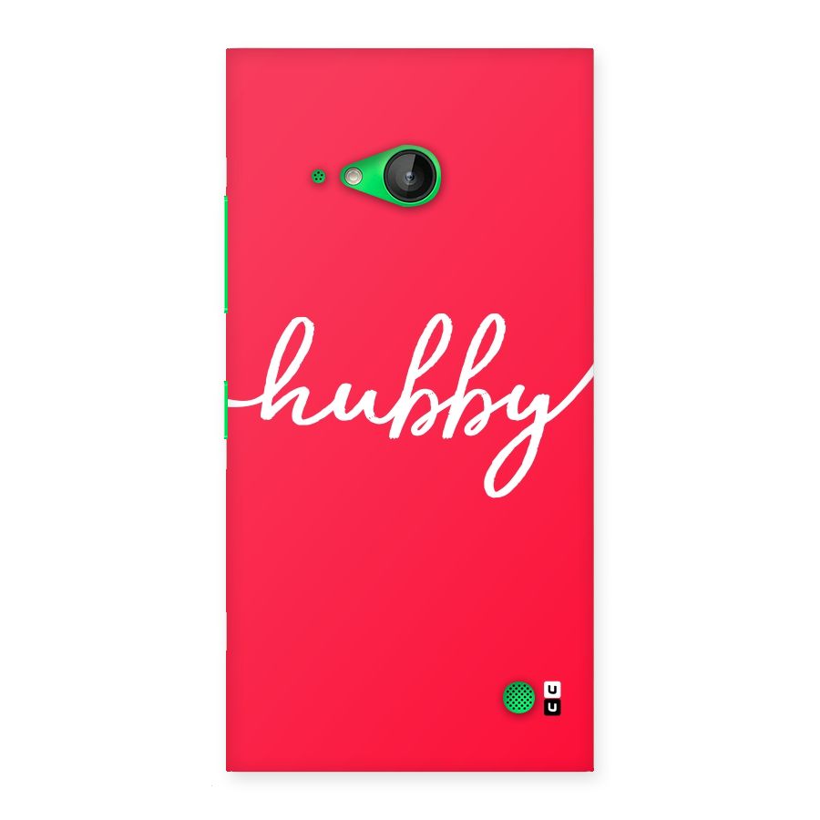 Hubby Back Case for Lumia 730