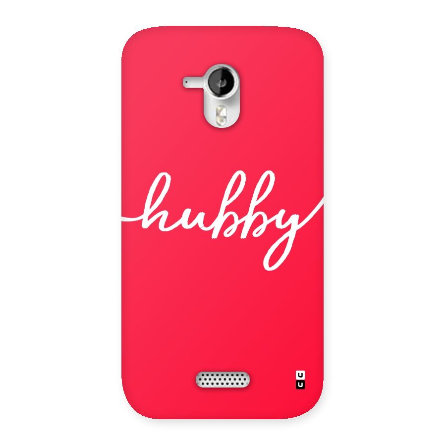 Hubby Back Case for Micromax Canvas HD A116