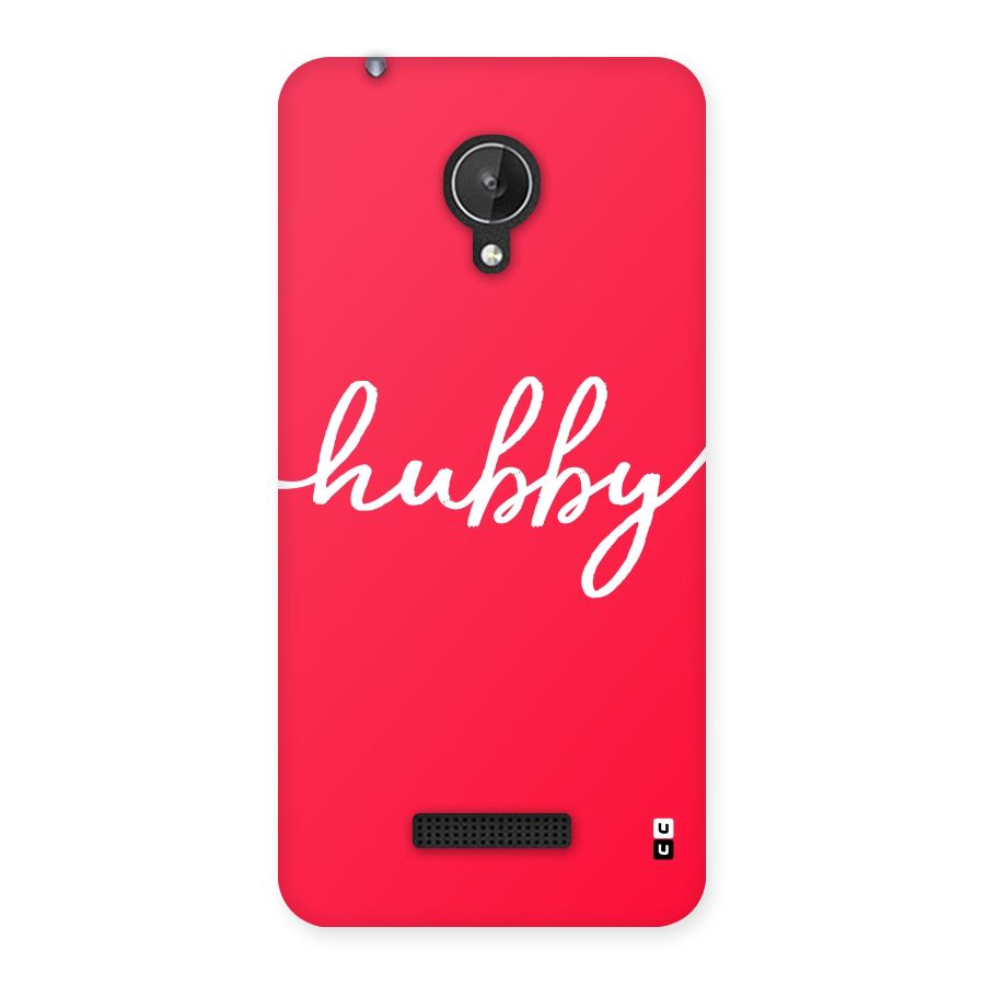 Hubby Back Case for Micromax Canvas Spark Q380