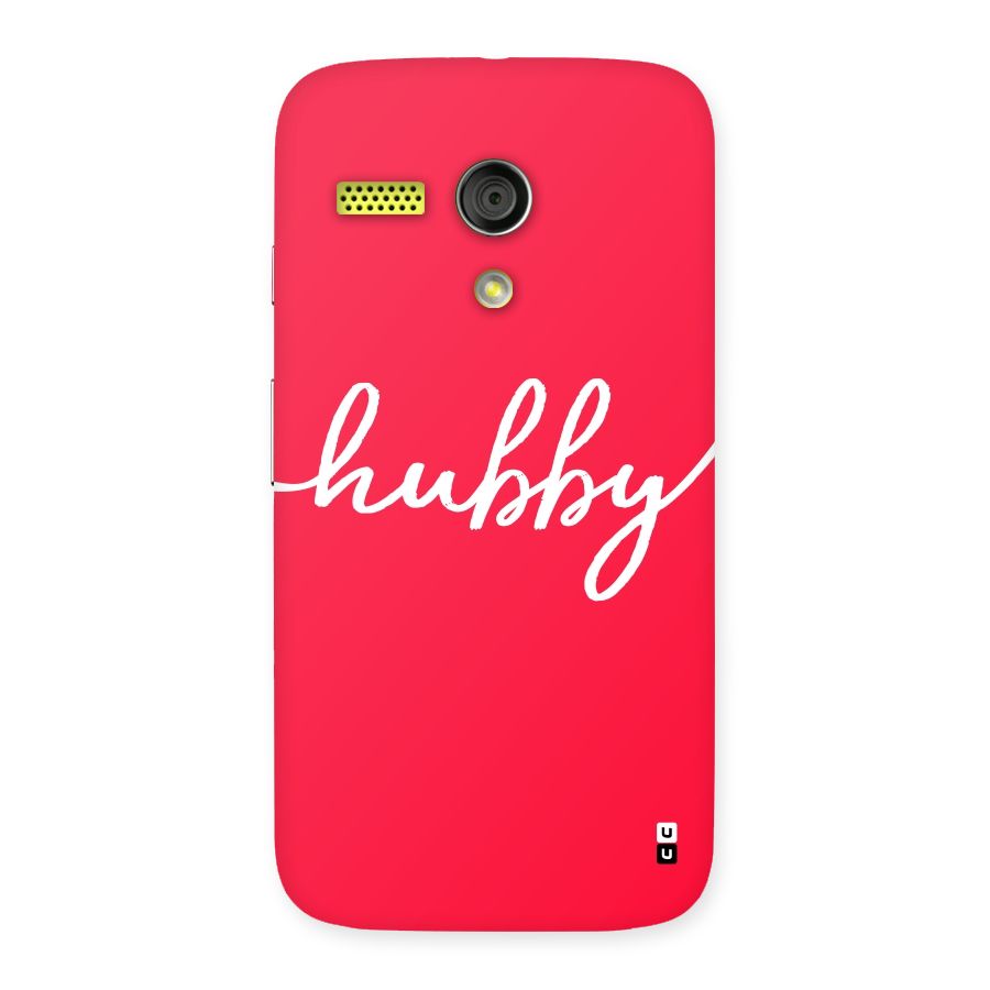 Hubby Back Case for Moto G