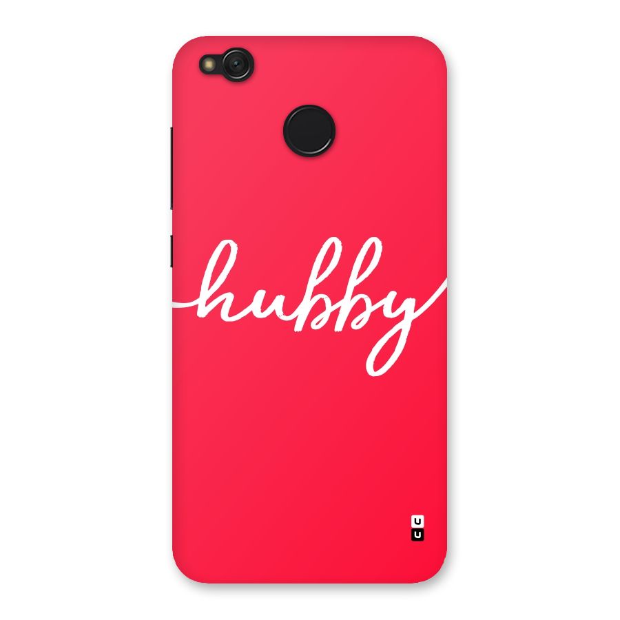 Hubby Back Case for Redmi 4