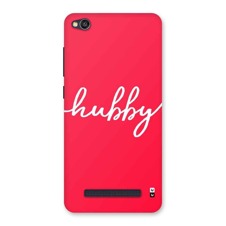 Hubby Back Case for Redmi 4A