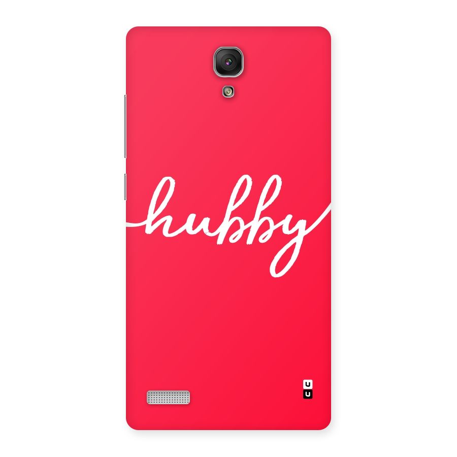 Hubby Back Case for Redmi Note Prime