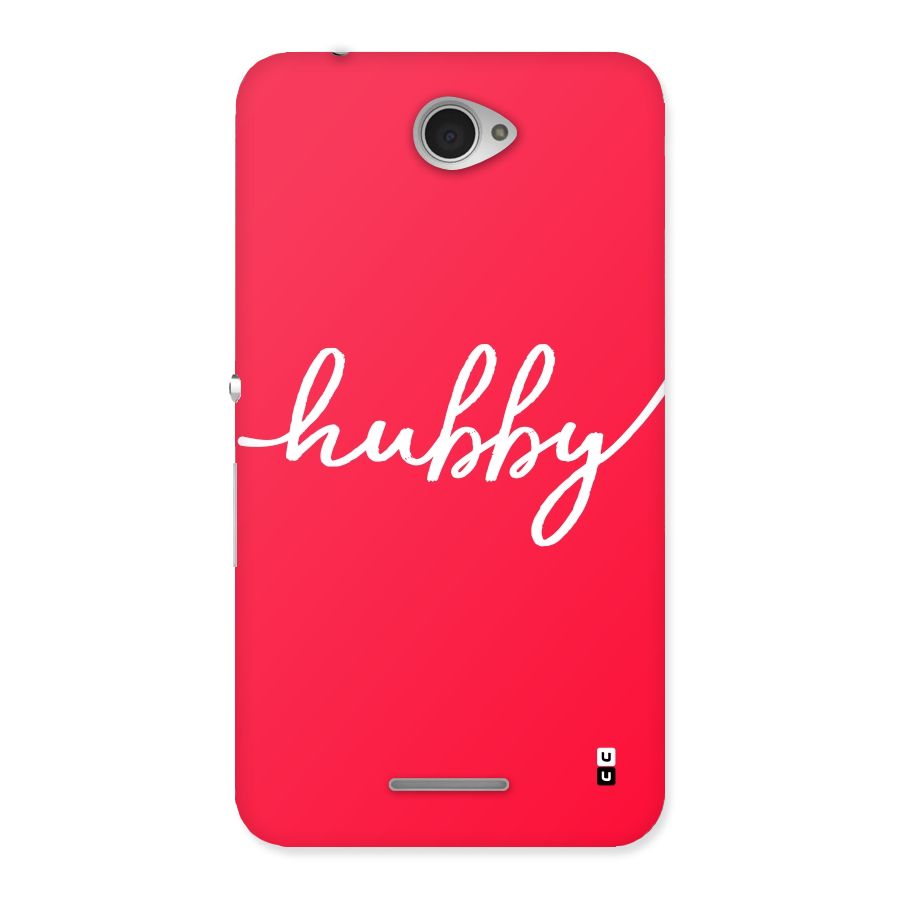 Hubby Back Case for Sony Xperia E4