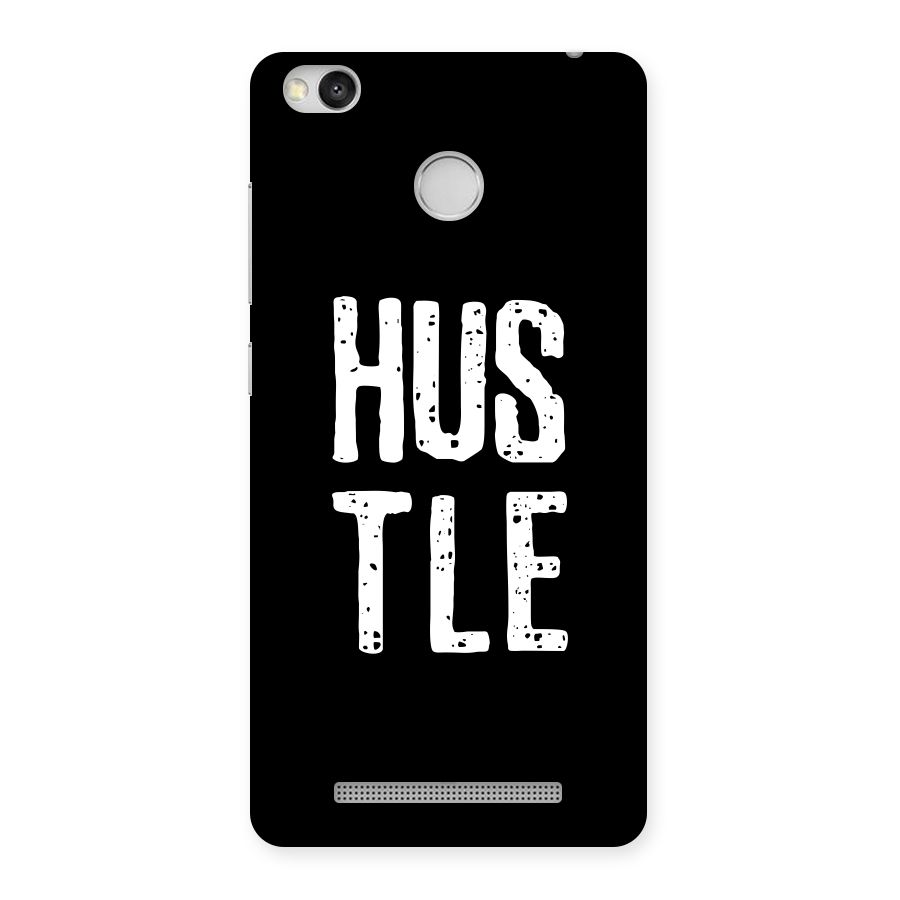 Hustle Back Case for Redmi 3S Prime